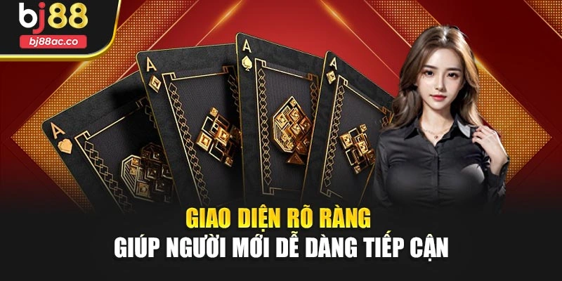 Giao diện rõ ràng giúp người mới dễ dàng tiếp cận